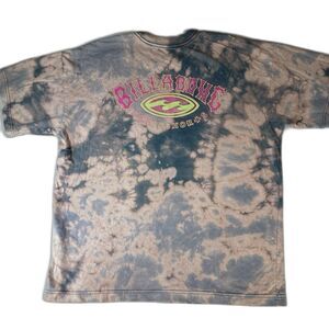Billabong Men T Shirt Archwave OG Crew Neck Wave Washed Cotton  Size M Tie Dye